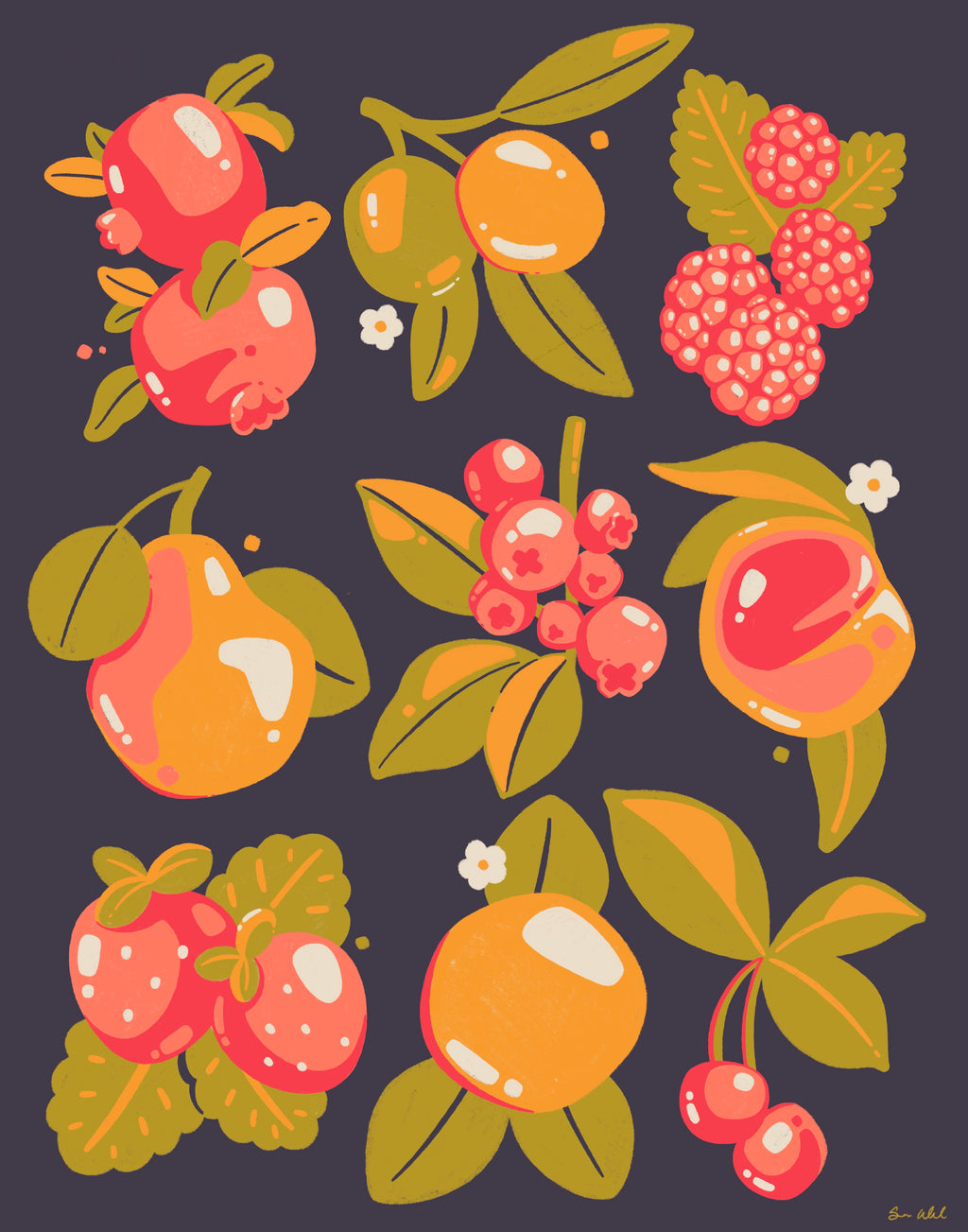 Summer Fruit 11x14 Print